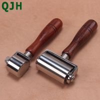 26/60mm Press Edge Roller Leather craft Glue Laminating Tool Leather Edge Creaser &amp; Smoother Steel Iron Roller DIY Handmade