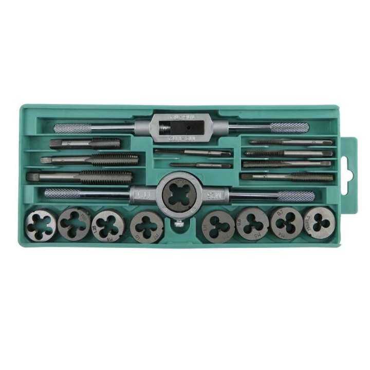 Machine Screw Metric Tap and Die Bit Set(20 Piece) Lazada PH