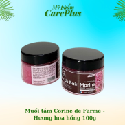Muối tắm Hương hoa hồng - Corine de Farme 100g