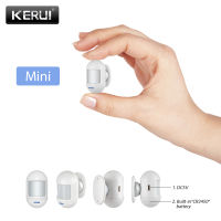 KERUI Wireless Mini PIRเซ็นเซอร์ตรวจจับการเคลื่อนไหวเครื่องตรวจจับส่งสัญญาณเตือนภัยBuilt-Inแม่เหล็กฐานหมุนสำหรับระบบแจ้งเตือนในบ้าน