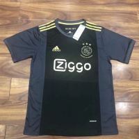 ทีมฟุตบอล Ajax สีดำเสื้อแขนสั้นเครื่องแบบนักเรียนผู้ใหญ่ชาย S 1 2xl