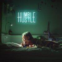 แผ่นหลังอเล็กซ์ led ตัวอักษรเรืองแสงนีออน HUSTLE ไฟจัดแต่งทรงผมไฟตกแต่งสำนักงานพิเศษข้ามพรมแดน