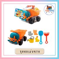 Thetoys4289 ส่งฟรี ที่ตักทราย (C412) ชุดเล่นทราย รถตักทรายสีพาสเทล พร้อมอุปกรณ์ตักทราย  ของเล่นเด็