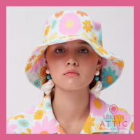 SRETSIS FLOWER POWER TERRY BUCKET HAT