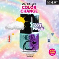 Little Heart ยาทาเล็บเด็ก เปลี่ยนสีตามอุณหภูมิ เนื้อแมท 5 ml. สีม่วงกลิทเทอร์ Zazzy purple