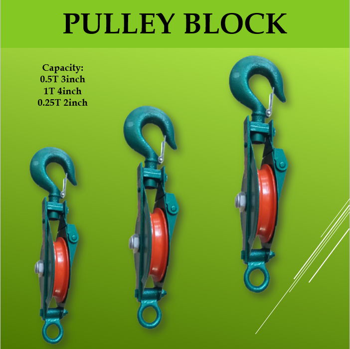 Heavy Duty Pulley Block 0.25T 0.5T 1T / Lifting Pulley Blocks Lazada PH