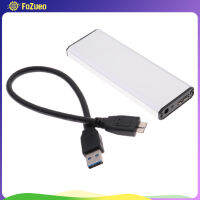 USB อลูมิเนียม FoZueo 3.0แผ่นฮาร์ดไดรฟ์เคสปกปิดภายนอกสำหรับ HDD และ SSD