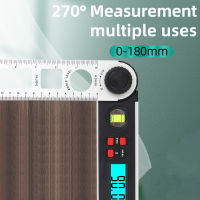 Digital Display Angle Ruler 0-225องศา Digital Angle Level Meter Angle Finder Gauge 250Mm Electronic Protractor Inclinometer