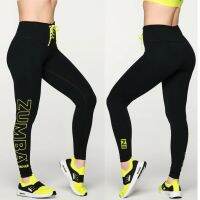 ใหม่มาถึง Zumba กางเกงออกกำลังกายกางเกงผ้าฝ้ายสีเขียวขุ่นทั้งหมด Z1B00116