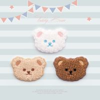 ✘✙☫ Cute Three-Dimensional Teddy Bear Embroidered Cloth Sticker School Bag Mobile Phone Shell Scarf Decoration Fashion Versatile Patch Sticker Self-Adhesive