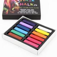 【YD】 12pcs hair chalk colorful temporary crayon coloring dye pastels kit styling tools