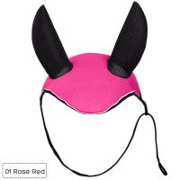 Horse Riding Breathable Meshed Horse Ear Cover Equestrian Horse Equipment Fly Mask Bonnet Net Ear Masks Protector Horse Care