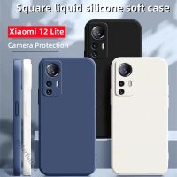 เคสพร้อมส่งสำหรับ Xiaomi 13Pro 13 12 Lite 12 Lite Mi 12 Lite 12S อัลตร้า12 12X 12S 11T 11TPro 10 Lite 12TPro 12T 12Pro 12S Pro Poco M5เคสโทรศัพท์แบบนิ่มที่เป็นซิลิโคนเหลวสี่เหลี่ยมฝาครอบป้องกันกล้องกันกระแทกเคสแข็ง TPU