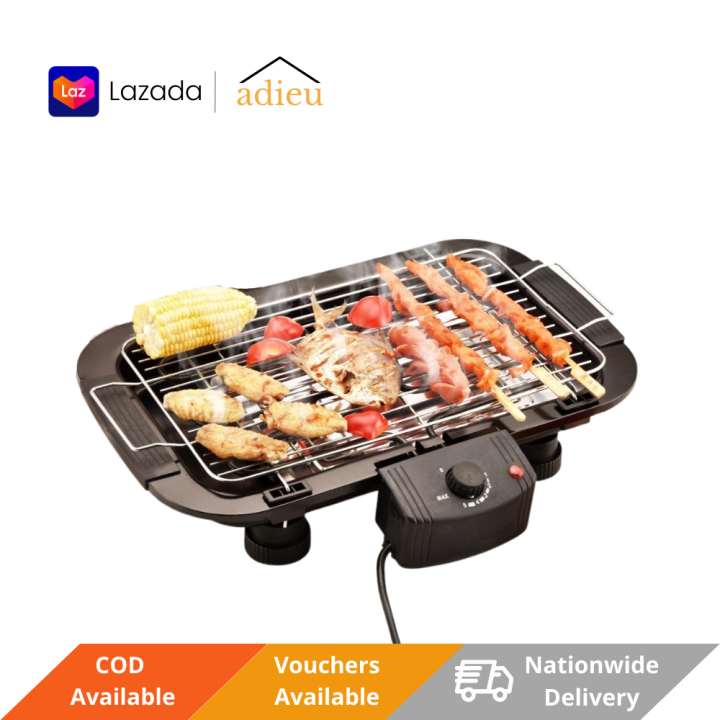 ADIEU Indoor & Outdoor Electric BBQ Grill Yakitori Teriyaki Steak Kebab