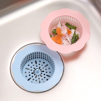 1 Pcs Flower-shaped Kitchen Bathroom Sink Drain Strainer Drain Filter Sink Anti-plug Filter Floor Drain Hair Catcher