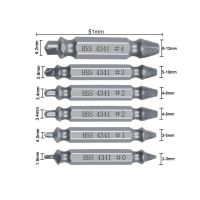 【▼Hot Sales▼】 guangz เจาะรูถอดสลักชำรุดเสียหายสกรู Hss 6ชิ้น/ชุด37md ง่าย