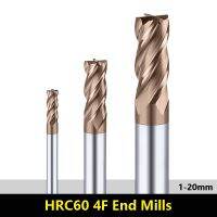 BEYOND HRC60 4 ขลุ่ยคาร์ไบด์ Endmills 1mm 2mm 4mm 20mm เครื่องมือเครื่องจักรทังสเตนเหล็ก End Mills CNC Center Milling Cutter