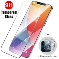 2In1 screen protector Glass for iPhone 13 12 11 Pro Max Mini Camera Lens Film On iPhone X XR XS Max 7 8 6 6S Plus Se 2020 glass
