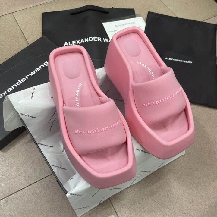 high-quality-original-popular-wedge-heel-slippers-shoes-womens-pink-satin-slippers-sexy-thick-sole-heightened-outer-wear-slippers-summer-new-style-womens-shoes-slippers-for-women-slides-outside-wear-s