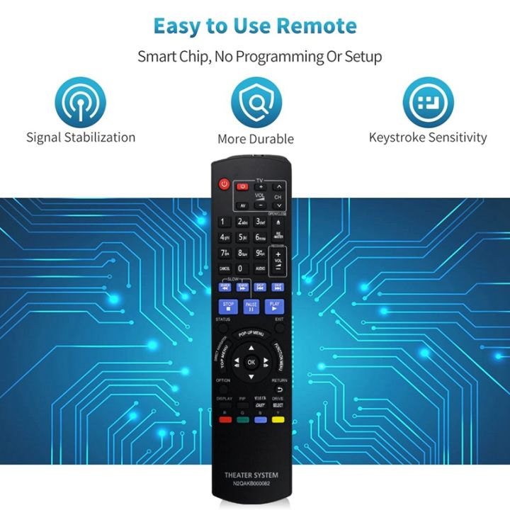 replace-accessories-parts-n2qakb000082-remote-control-for-panasonic-blu-ray-disc-player-dmp-bd65-dmp-bd45