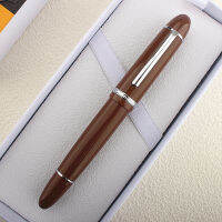 Jinhao X159 ปากกาน้ำพุอะคริลิกสีแดงหมุน 40 มม. Nib Elegante หมึกปากกาอุปกรณ์สำนักงานธุรกิจปากกา-jica