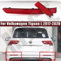 อุปกรณ์เสริมในรถยนต์สำหรับ Tiguan L 2017-2020 Tiguan L ด้านหลังบาร์แสงกันชนหลังเท็จแสงสะท้อนตกแต่งชิ้นสะท้อน