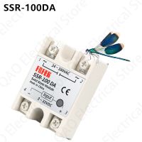 1ชิ้น100a Ssr-100da โมดูลโซลิดสเตทรีเลย์3-32V 24-380vac อินพุต Dc