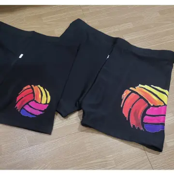 Shop Colorful Ball Design Volleyball Spandex Cycling Shorts with great  discounts and prices online - Feb 2024