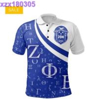 ZETA PHI BETA SORORITY GREEK ALPHABET SYMBOLS 3D POLO SHIRT