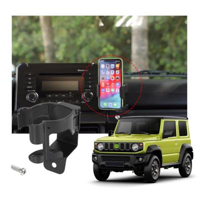Phone Holder Stand GPS Mount Bracket Water Cup Holder for Suzuki Jimny 2019   JB74 JB64 JB43 Car Interior Accessory ABS
