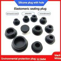 1pcs Black Round Environmental Silicone Rubber Cap T Type Plug Cap Blind End Seal Plug 35 37 38 40 42 45 47mm