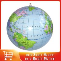 JYYP-40cm Inflatable World Globe Earth Map Ball Educational Supplies Earth Ocean Kids Learning Geography Toy Accessories