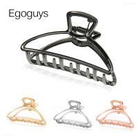 1PC Girls Hair Claw Women Geometric Hair Clamp Grab Hair Jaw Clip Grip Barrettes Korean Style Hair pin Metal Styling Accessories