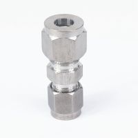 Fit Tube O/D 6mm To 8mm Reducer 304 Stainless Steel Sleeve Ferrule Pneumatic Connector Adapter