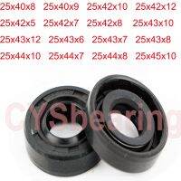 ☍ 1PC 2Pc Skeleton Oil Seal 25x40x7 25x40x8 25x42x10 25x42x12 25x42x7 25x42x8 25x44x10 TC Type NBR Black Nitrile Ring Gasket