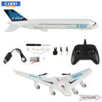 CUIXI เครื่องบินแอร์บัส A380 RC เครื่องบิน2.4GHz โฟม EPP ควบคุมระยะไกลเครื่องร่อนบังคับวิทยุเครื่องบินของเล่นสำหรับเด็กของขวัญ