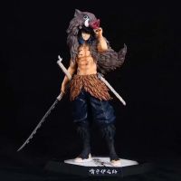 Ghost Slayer Anime Joint Model Ghost Slayer Team Standing Pose Inosuke Bag Anime Figure 【AUG】