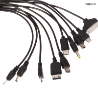 ✨[nappa] 1PC 10 in 1 Micro USB สายชาร์จอเนกประสงค์, สายเคเบิลอะแดปเตอร์ยูเอสบี