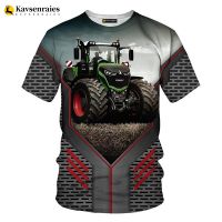 Truck Tractors 3D Print T-shirt Kids Boys Car Tractor T Shirt Men Women Fashion Casual Tshirt Harajuku Streetwear Oversized Tops