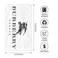 Burberry (3) ผ้าขนหนู ทรงสี่เหลี่ยม ดูดซับน้ํา 70x40 ซม. สําหรับเล่นกีฬา ฟิตเนส โยคะ กลางแจ้ง hl