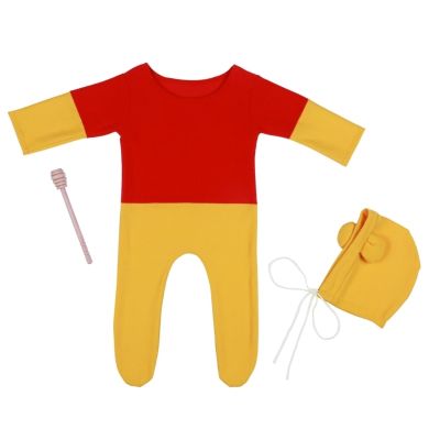 ☬❒♕ jiozpdn055186 Infantil fotografia outfit hat macacões photo studio adereços universal bebê cosplay traje recém-nascidos ternos chuveiro presente