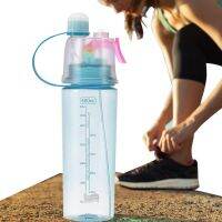 ✁✒▪ Water Bottles With Mister Portable Water Bottle Mister With Handle Sports Bottles With Mist And Sip Function For Adults Kids