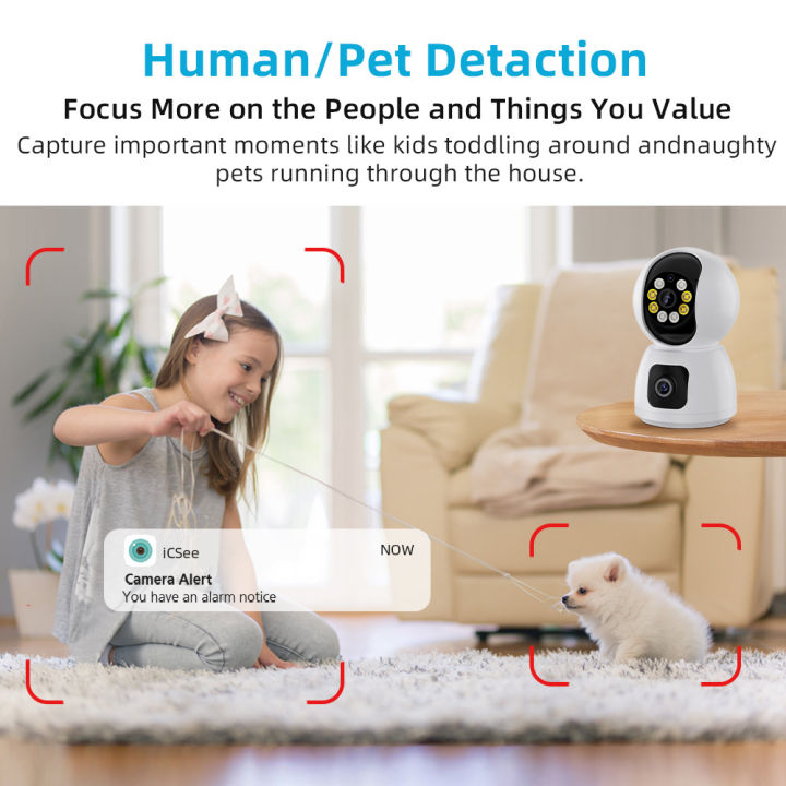 icsee-กล้อง-ip-wifi-baby-monitor-uhd-4mp-กล้องในร่มไร้สายหน้าจอคู่-ptz-กล้องเฝ้าระวังความปลอดภัยการติดตามอัตโนมัติ