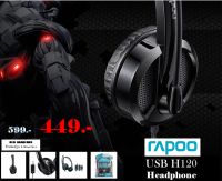 Rapoo headset usb หูฟัง รุ่นH120