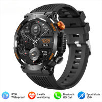 นาฬิกาออกกำลังกาย 2023 New Men Smart Watch Compass LED Illumination Outdoor Sports 450mA Large Battery Health Fitness Bracelet Bluetooth Call Smart Watch