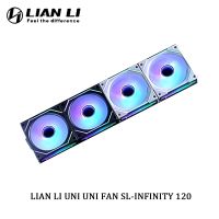 ◄▪ hanmu56 LIAN LI FAN SL-INF120 Infinito Espelho Ventilador ARGB Gen. 3Th Fan lâmina reversa Gamer Gabinete Cooler