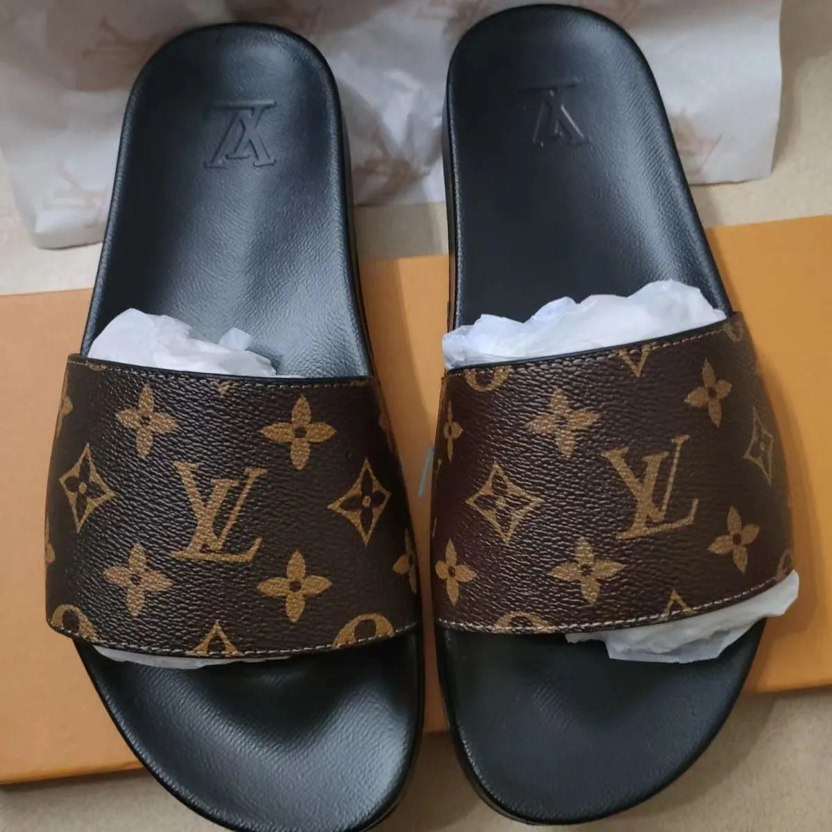 Womens Louis Vuitton Flat sandals from 273  Lyst
