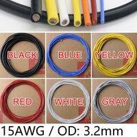 【Worth-Buy】 dfhrtdu7r575 สาย DIY 15AWG แบบซิลิโคนลวดยางเจล OD 3.2Mm ยืดหยุ่นได้ทำจากทองแดงสายไฟทนร้อนอัลตร้าซอฟท์อิเล็กตรอน