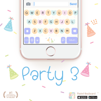 Party 3 Keyboard Theme⎮(E-Voucher) for Pastel Keyboard App