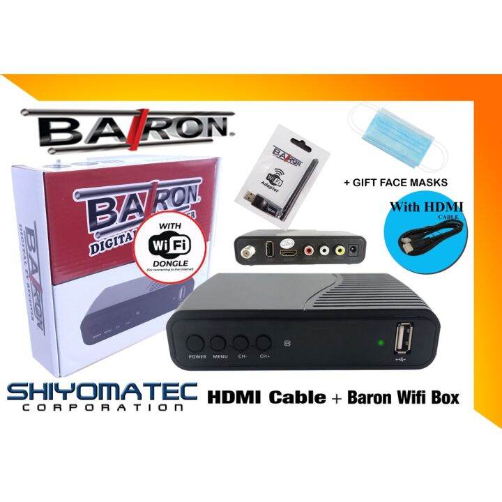 Our spot ♨Baron Digital TV Receiver with Wifi Adapter with HDMI cable